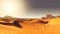 Stunning 8K 3D Desert Landscape with Sun in Mars Ravelo Style