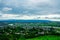 Stunning aerial view over town of Whakatane. The heart of the Eastern Bay of Plenty, New Zealand, it's nested