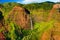 Stunning aerial view into Waimea Canyon, Kauai