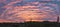 Stunning Arizona desert sunrise landscape with cactus and clouds