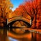 Stunning Autumn Colors and an Old Bridge