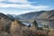 Stunning Autumn Fall landscape image of view from route to Walla Crag near Derwent Water in Lake District