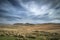 Stunning Autumn Fall landscape image of wide countryside in Lake