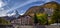 Stunning autumn scenery of famous alp peak Matterhorn. Swiss Alps