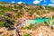 Stunning beach Cala des Moro Majorca Spain, Mediterranean Sea