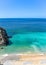 The stunning beach of Praia Ribeira do Cavalo. Sesimbra, Portugal