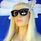 Stunning Blond Woman in Sunglasses
