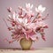 Stunning Bouquet of Pink Magnolia Blossoms