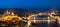 Stunning Budapest, Panorama with the Buda castle,