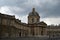 Stunning building of Institut de France in rainy Paris