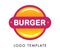 Stunning burger logo