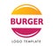 Stunning burger logo template ready to use