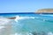 Stunning Cala Conte beach in Ibiza, balearic lands