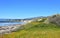 Stunning California Coastline With Sand Beach and Bluffs