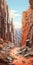Stunning Canyon Artwork Inspired By Greg Hildebrandt