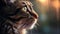 Stunning Cat Portraits: Lens Flare, Uhd Wallpapers By Sophie Anderson