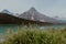 Stunning chephren waterfowl lake