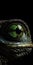 Stunning Close-up Of Basilisk Eye In Uhd 8k