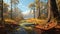 Stunning Daz3d Wallpaper: Captivating Autumn Forest Landscape