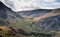 Stunning detail landscape image of mountain of Tryfan near Llyn