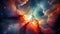 Stunning Dreamy Nebula In Vibrant Colors - Uhd Image