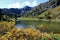 Stunning fall colors around Bagley Lake in the North Cascades