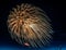 Stunning fireworks show against night sky