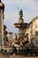 Stunning fountain situated in the Piazza del Duomo di Trento, Italy
