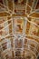 Stunning frescoes and ceiling detail in Este Castle, Ferrara Italy