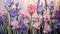 Stunning Gladiolus Art: Organic Sculpting With Pastel Impressionism