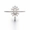 Stunning Hairpin With Hollow Halo Design And Drop-shaped Diamonds
