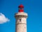 Stunning harbour of Sete with lighthouse in the south of France near the Mediterranean. Close-up.