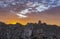 Stunning hArizona sunset in the Mcdowell mountains of North Scottsdale