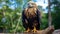 Stunning Harpia Harpyja Eagle Photo In Brazilian Zoo