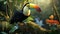 Stunning Hd Wallpapers Of Toucans: Photo-realistic Jungle Art