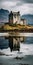 Stunning Highland Castle Reflection: Eilean Donan In Scotland