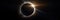 A stunning image of a solar eclipse, with the moon s shadow visible against the sun corona, concept of Aurora borealis