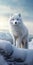 Stunning Karst Photography: Frozen Arctic Fox In Hyper-detailed Renderings