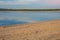 Stunning lake with sandy beach