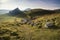 Stunning landscape of Chrome Hill and Parkhouse Hill in Peak Dis