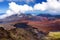 Stunning landscape of Haleakala volcano crater taken at Kalahaku overlook at Haleakala summit. Maui, Hawaii