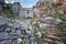 Stunning landscape image of St Govan`s Chapel on Pemnrokeshire C