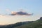 Stunning landscape image of Stanage Edge during Summer sunset in