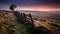 Stunning Landscape Photo Of Stone Fence On English Moors