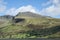 Stunning late Summer landscape of England`s highest mountain, Scafell Pike in the stunning Lake District