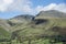 Stunning late Summer landscape of England`s highest mountain, Scafell Pike in the stunning Lake District