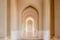 A stunning marble corridor with reflecting arches in Muscat - 1