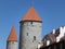 Stunning Medieval City Wall Towers of Tallinn Old City, Estonia