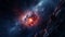 Stunning Meteor Nebula Floating Over Bright Star