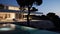 Stunning Modern Home With Pool: Vray Tracing, Moonlit Seascapes, Leica R3